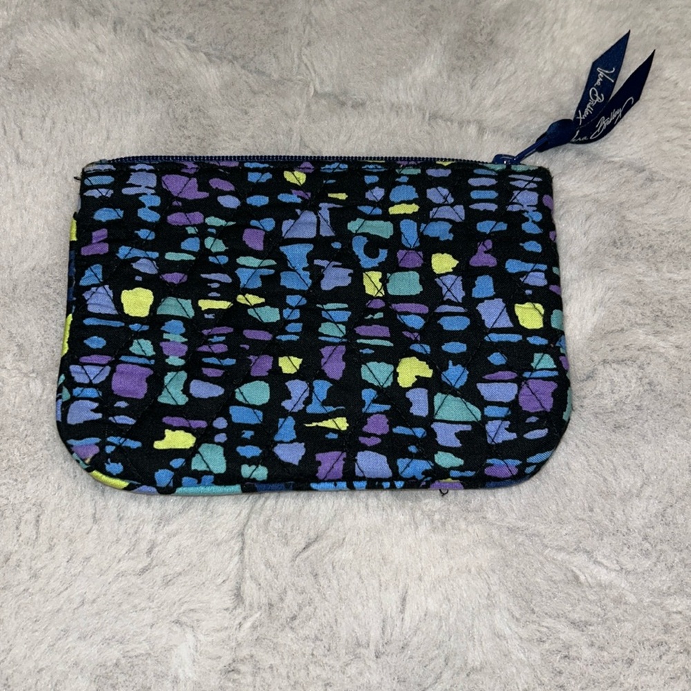 Vera Bradley small lined cosmetic bag